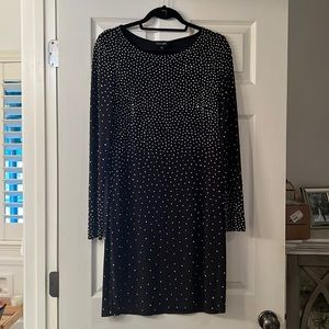 Black studded dress size 14